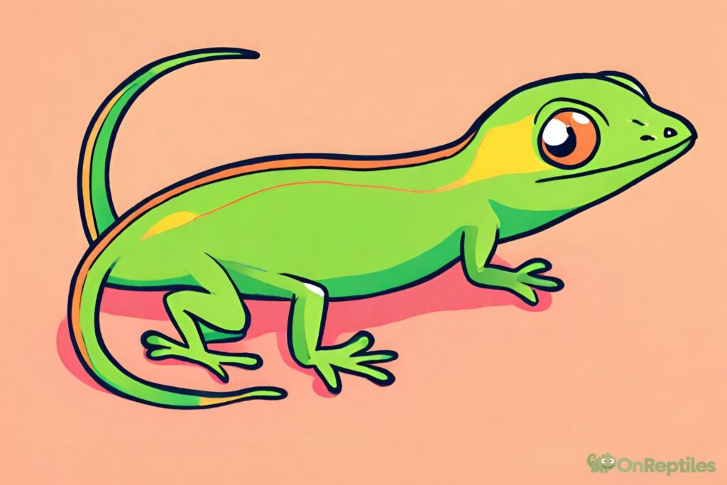 Pet Green Anole Lizard